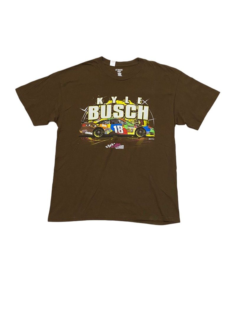 NASCAR m&ms Kyle Busch tee (Category: Tshirts & Polo Shirts ) located in Angeles City. Submitted by luigisells (Listing ID 1364369284, Image 1). Description: Size XL Excellent Condition Issue/s: none MOP: Gcash or Bank Transfer Courier: J&t Express .