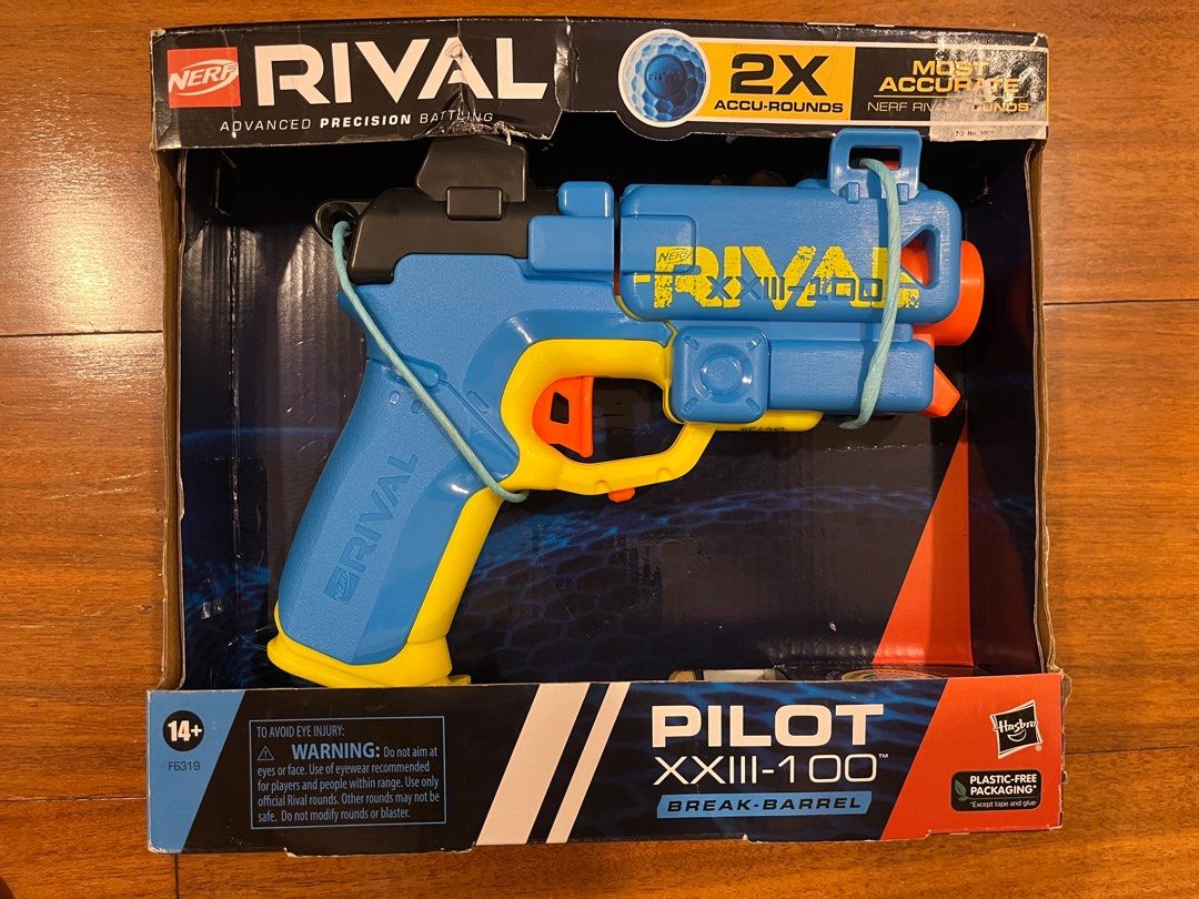 Nerf Rival Pilot XXIII-100 (Category: Action & Battle Toys) located in Taguig. Submitted by ellejay8 (Listing ID 1364340649, Image 1). Description: .