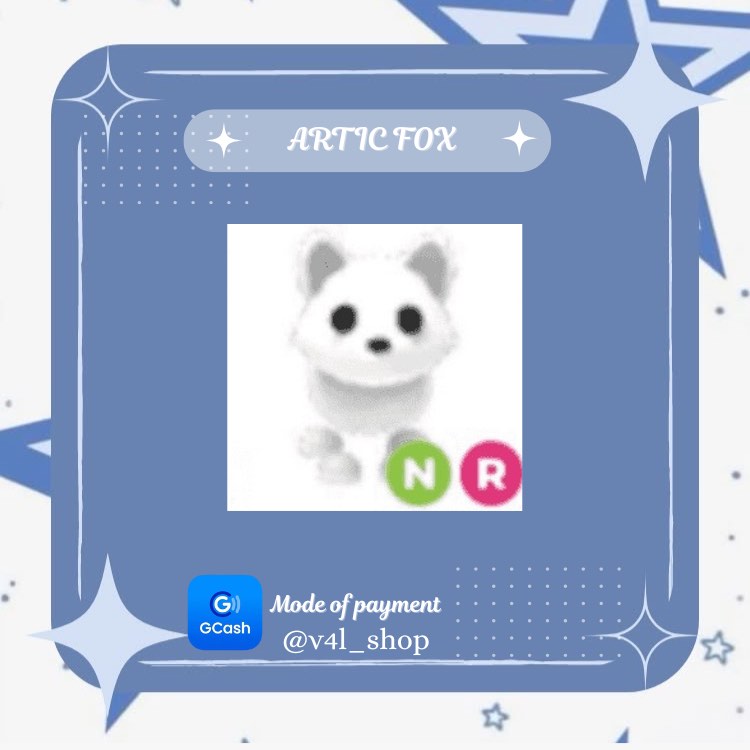 NR ARTIC FOX ADOPT ME PETS ROBLOX Video Gaming Gaming Accessories Nr Artic Fox 1744967734 527f041c 
