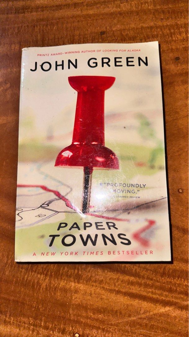 Paper Towns (Category: Storybooks) located in Quezon City. Submitted by cltrrd (Listing ID 1364297704, Image 1). Description: Pages are discolored .