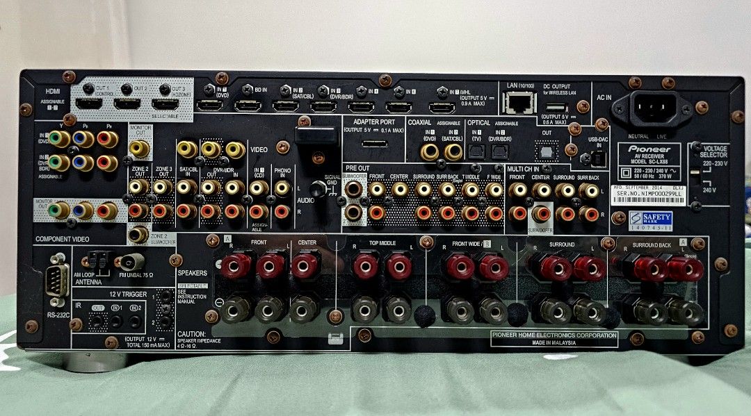 Pioneer SC LX88 Dolby Atmos former flagship receiver63205305692675111