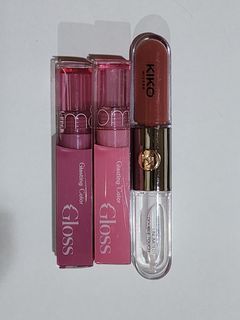 Romand Glasting Color Gloss 01 04 Peony Ballet Grape Way Kiko Milano Unlimited Double Touch 103 Natural Rose