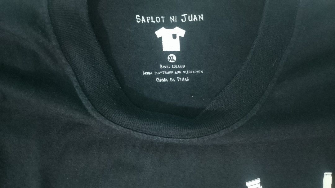 Saplot ni Juan Tomador Tee(Godfather Parody) (Category: Tshirts & Polo Shirts ) located in Silang. Submitted by greyscaleph (Listing ID 1364294769, Image 3). Description: FOR SALE SAPLOT NI JUAN TOMADOR TEE (GODFATHER PARODY TEE) MADE IN PHILIPPINES L29 W21 XL BUT FITS M-L 8/10 300 FREE SHIPPING.