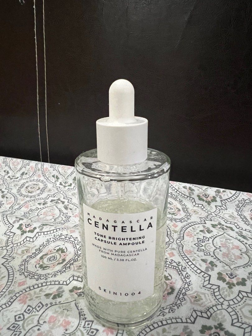 Skin 1004 brightening ampuole (Category: Face Care) located in Calamba. Submitted by gaaaam (Listing ID 1364367286, Image 2). Description: ‼️AUTHENTIC‼️ Bought from the official TikTok shop of Skin 1004 70% full!! 100 ml RFS: change routine Expiration date: see 4th pic Bought from the official store of skin 1004.