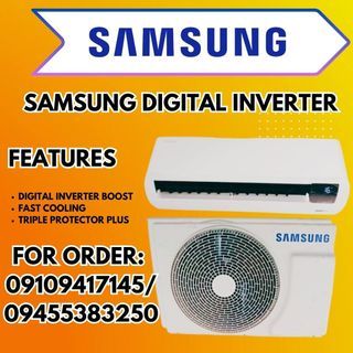 🌞SUMMER SALE: SAMSUNG DIGITAL INVERTER SPLIT TYPE AIRCON FREE INSTALLATION AND FREE BREAKER 🌞