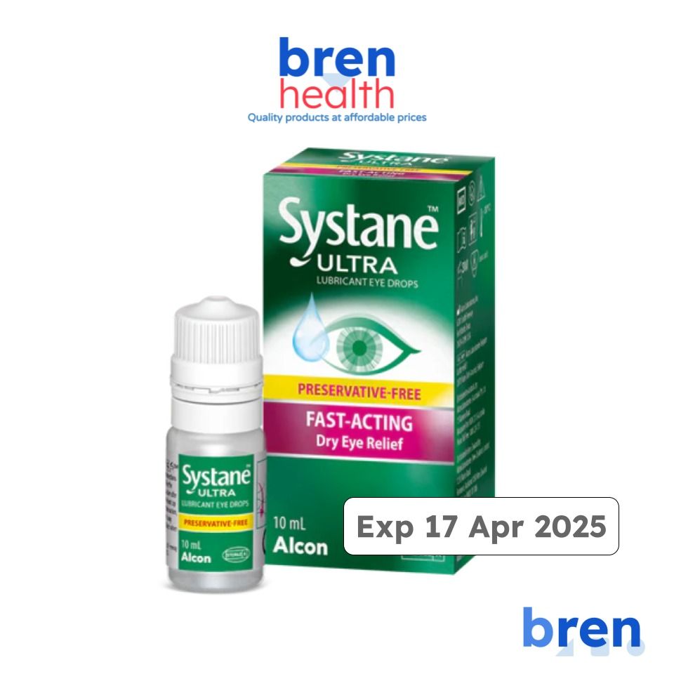 Systane Ultra Fast Acting Preservative Free Dry Eye Relief Eye Drops ...
