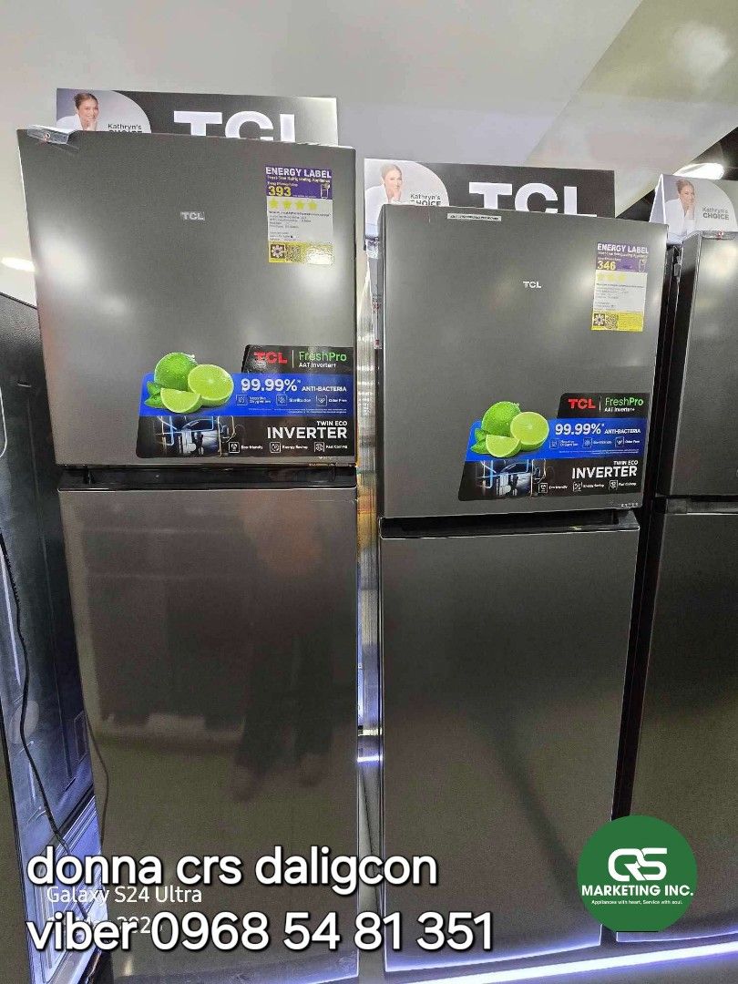 Tcl refrigerator (Category: Refrigerators and Freezers) located in Manila. Submitted by donnasagao03665 (Listing ID 1364284632, Image 2). Description: ❄️ TCL REFRIGERATOR TWO DOOR INVERTER AND NON INVERTER , TCL PERSONAL REF , TCL SINGLE DOOR REF , TCL REF ❄️ 📌 PERSONAL REF TRF 118PH 4.3 - 9,000 TR 99PHB 3.5 - 6,550 📌 SINGLE DOOR REF INVERTER TR190INV/D 6.0 - 12,000 TR210INV/D 7.0 - 11,900 📌 TWO DOOR NON INVERTER TRF 207PH 7.3 - 11,800 TRF 230