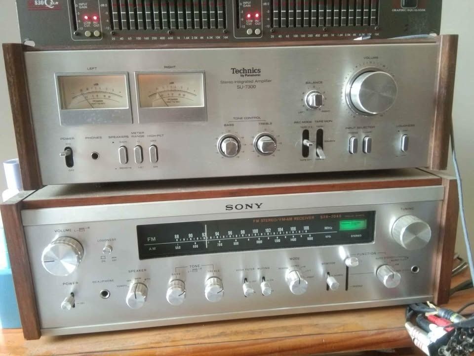 Technics model SU-7300 (Category: Soundbars, Speakers & Amplifiers) located in Iloilo. Submitted by eulneversee (Listing ID 1364345142, Image 3). Description: Technics model SU-7300 Price P30,000.00 Excellent condition Sony receiver model STR-7045 Price P25,000.00 Excellent condition Location Iloilo Delivery via AP Cargo airplane travel Pm me for details and actual unit video.
