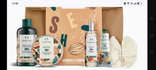 The body shop Nourish & Flourish shea big gift case 乳木果身體護理尊貴禮盒64212822651907110