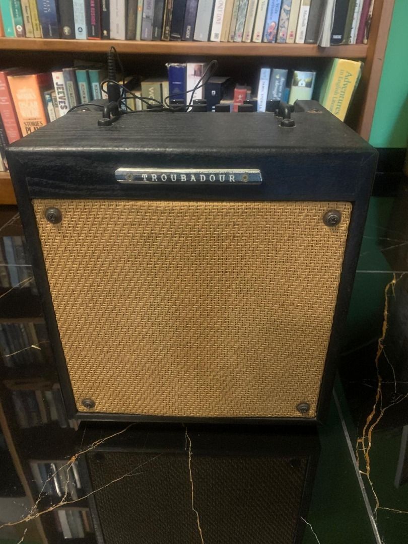 Troubadour Guitar Amplifier (Category: Soundbars, Speakers & Amplifiers) located in Singapore. Submitted by sharminisuthan (Listing ID 1364322365, Image 1). Description: Condition: 6.5/10 Original Price: $155 .