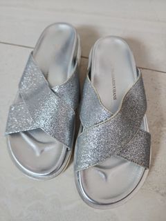 Trussardi silver sandals 涼鞋拖鞋63015657446785110