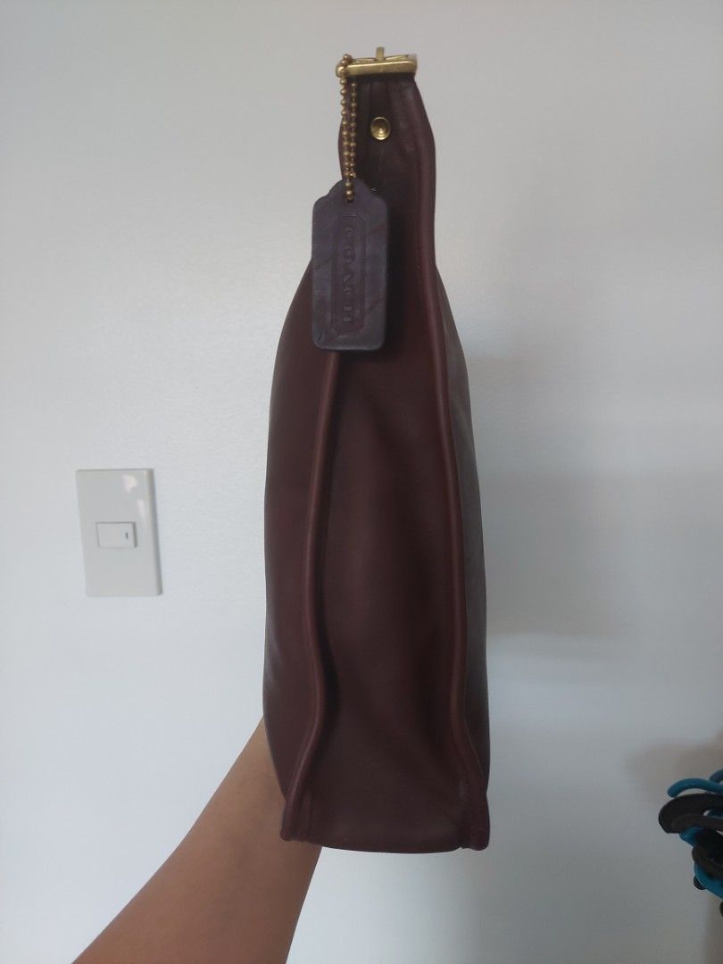 Vintage coach 9073 in mahogany (Category: Purses & Pouches) located in Manila. Submitted by selenium30747 (Listing ID 1364279749, Image 2). Description: vintage coach 9073 with original hangtag and strap color: dark brown/ mahogany shipping will be shouldered by buyer.