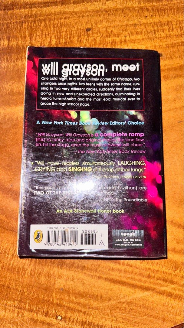 Will grayson, will grayson (Category: Comics & Manga) located in Quezon City. Submitted by cltrrd (Listing ID 1364297112, Image 2). Description: Pages are discolored .
