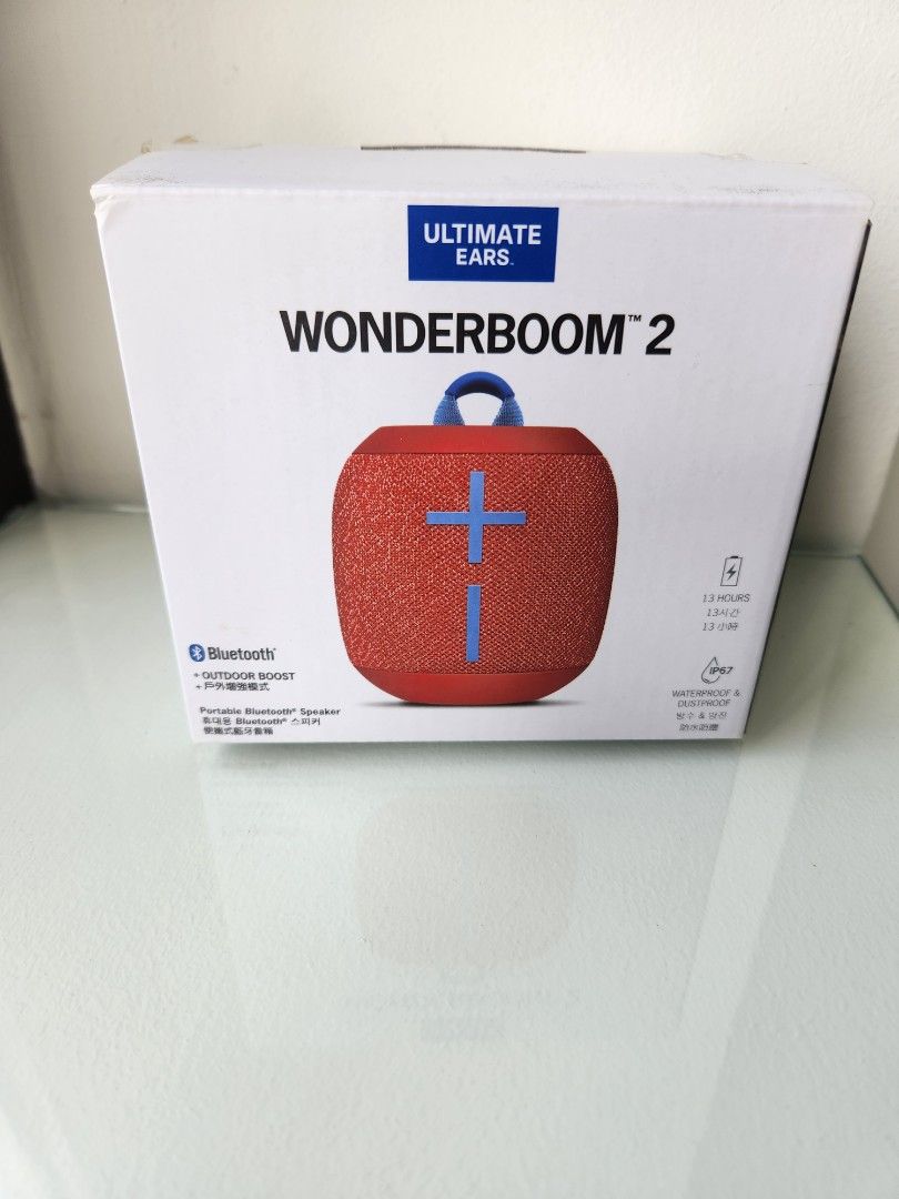 Wonderboom 2 Bluetooth Speaker (Category: Portable Audio Accessories) located in Singapore. Submitted by peach01 (Listing ID 1364361063, Image 3). Description: hardly used.
