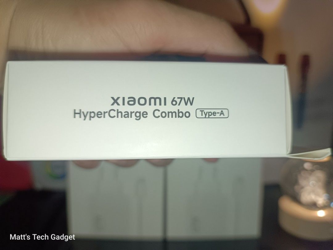 Xiaomi Hypercharge 67W Charger Original Same as bundled in Box (Category: Chargers & Cables) located in Pasig City. Submitted by matts.tech.gadget (Listing ID 1364368744, Image 2). Description: Selling Brandnew Sealed Original Xiaomi 67Watts Hypercharge Charger -P850 Fixed Compatible on all Poco, Xiaomi, Redmi,Blackshark With 67W Max Compatibility Check and Test Pick up pra m test Santolan Pasig Location.