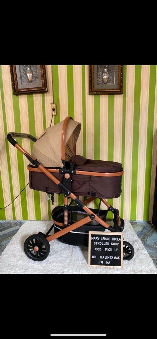 2in1 bassinet stroller (Category: Strollers) located in Manila. Submitted by gracediola_18 (Listing ID 1364521613, Image 1). Description: cod or pick up qc balintawak.