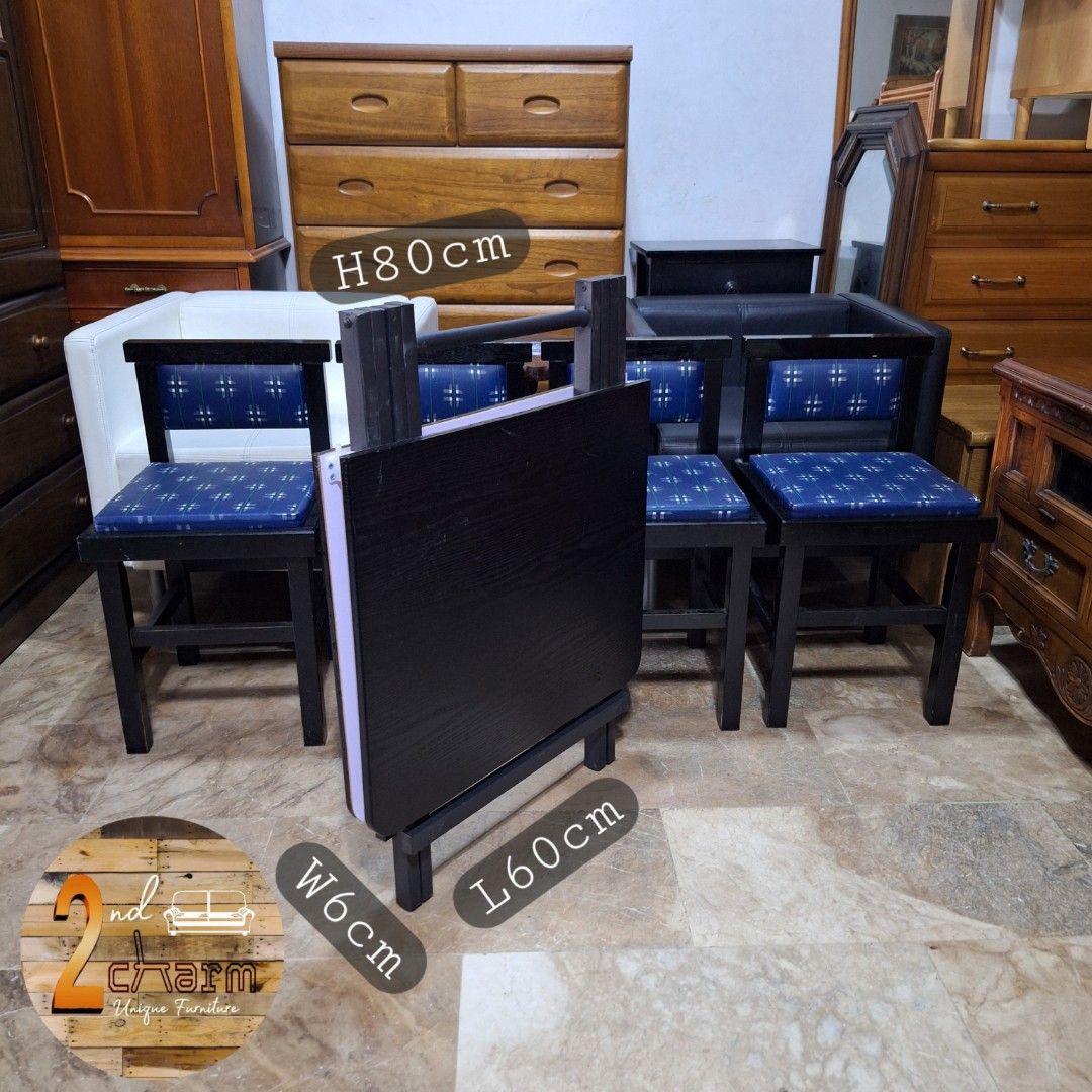 2nd hand heavy-duty metal frame foldable dining table L100cm (Category: Tables & Sets) located in Bacoor. Submitted by feybelhaft (Listing ID 1364517111, Image 1). Description: FB / Google / Waze 📍 𝟐𝐧𝐝 𝐜𝐡𝐚𝐫𝐦 𝐔𝐧𝐢𝐪𝐮𝐞 𝐅𝐮𝐫𝐧𝐢𝐭𝐮𝐫𝐞 40B Meadowood Ave Bacoor Walk-ins 10am-6pm daily On-hand / ready for same day pick-up & delivery.