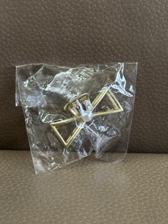 全新 啞金色珍珠中髮夾629748232482591120