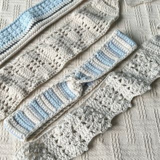 手織頭帶套裝 | summer breeze collection 🩵🤍| crochet headband hairband handmade 髮帶 手工 鉤織 編織 頭飾62974823577345114