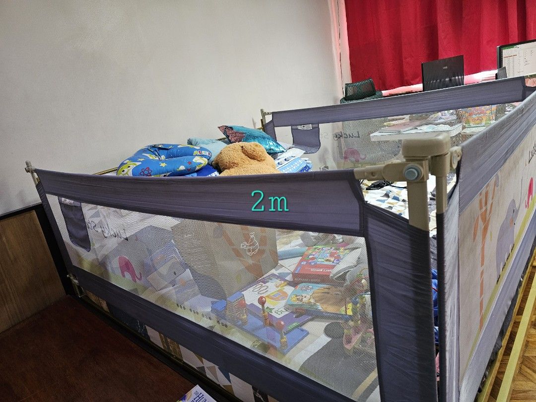 Adjustable Baby Playpen Fence (Category: Infant Playtime) located in Manila. Submitted by un.hoarding.momma (Listing ID 1364430167, Image 2). Description: Adjustable Baby Playpen Fence for King Size Bed, check photos for measurements. READ FIRST, SAVE OUR TIME ❌️PASS SA BARAT, WILL NOT REPLY ❌️Scammer/s maryjoyy7378 aka. Mary Ann Tan will post her chat on all items for reference ❌️No Rushing ❌️Lalamove COD ✅️PAYMENT FIRST ONLY #2025declutter 📍Lo