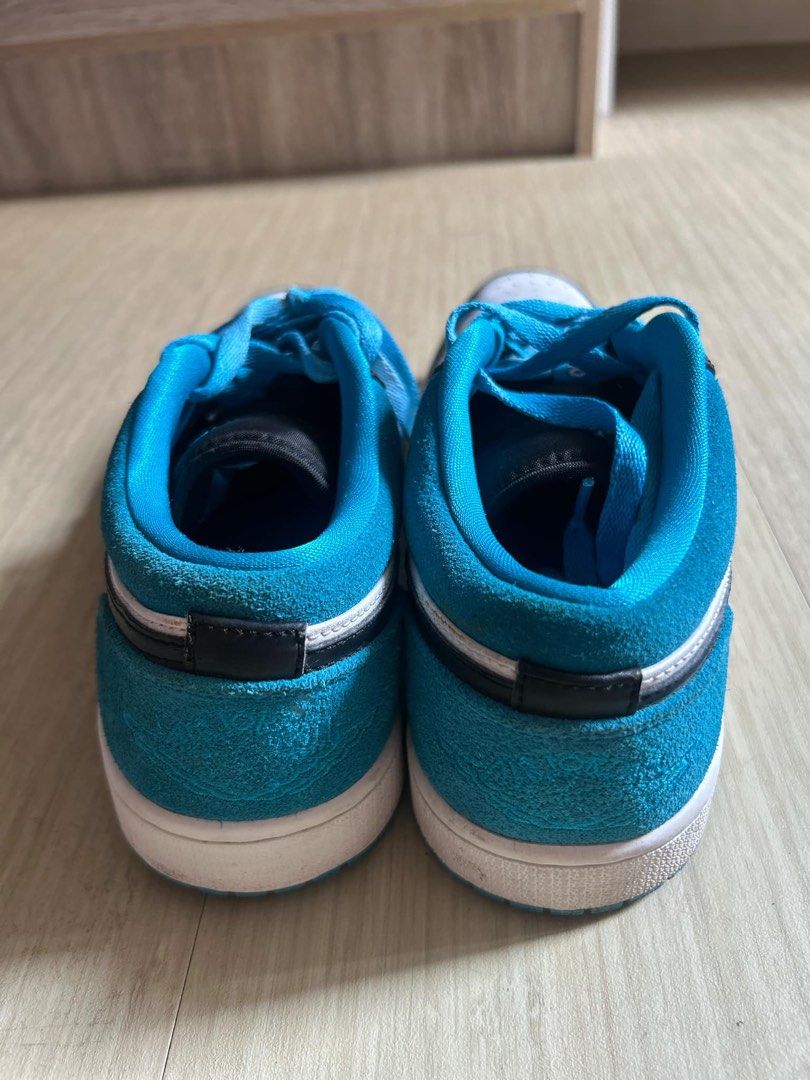 AIR JORDAN 1 SNEAKERS (Category: Sneakers) located in Los Banos. Submitted by nutellei (Listing ID 1364519322, Image 3). Description: Jordan 1 Low Laser Blue Men’s Size 10.5 Used 3 times 15k++ pa online no box kaya super baba na rin talaga can do meet ups around Alabang, can be shipped but sf shouldered by buyer payment via gcash, bank transfer, or upon meet up.