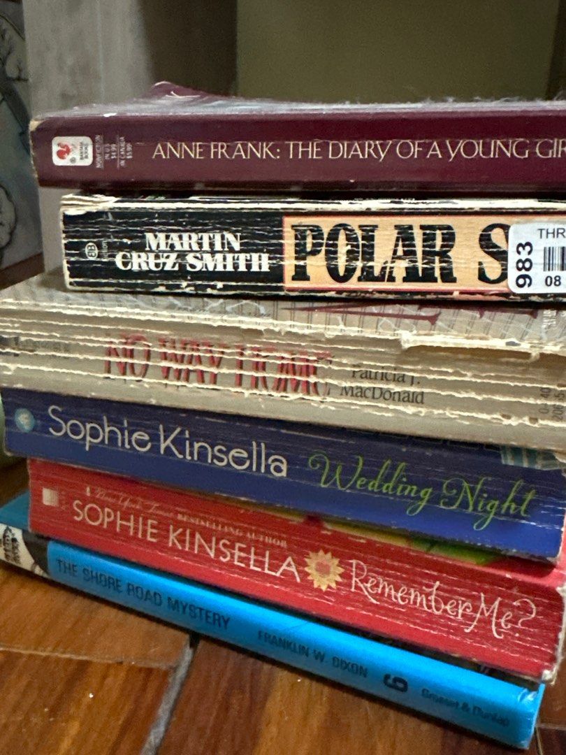 assorted paperbacks (₱50 each) (Category: Storybooks) located in Rizal. Submitted by loveand.beloved (Listing ID 1364564881, Image 2). Description: random paperbacks for ₱50 each! these are all preloved so please manage your expectations ⁠♡ bundle ✅ prio taking more ⛦ night shield . nora roberts ⛦ heartsick . chelsea cain ⛦ are you afraid of the dark? . sidney sheldon ⛦ family blessings . lavyrle spencer ⛦ most likely to die ⛦ pieces of my sister