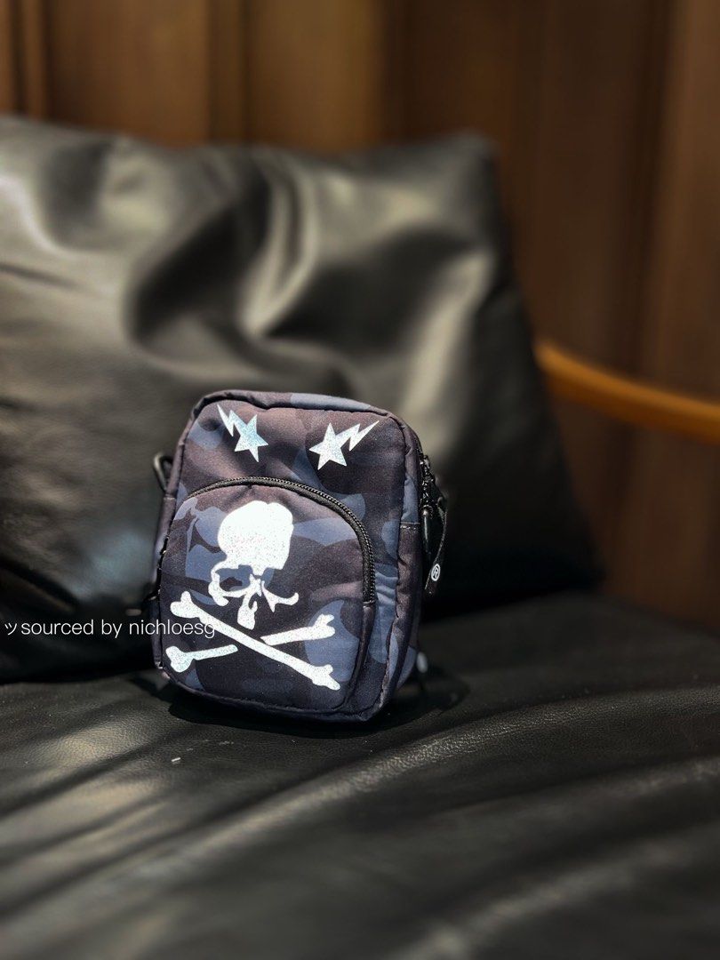 BAPE X MASTERMIND JAPAN MMJ SKULL CAMO SHARK MINI BAG, Men's