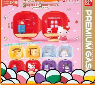 BNEW SEALED AUTHENTIC BANDIA SANRIO  APARTMENT GASHAPON