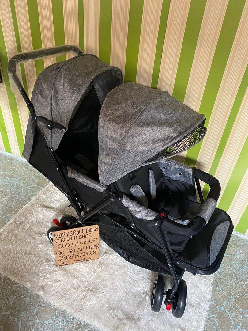 Brandnew mall pull out twin stroller (Category: Strollers) located in Manila. Submitted by gracediola_18 (Listing ID 1364520589, Image 2). Description: cod or pick up qc balintawak .