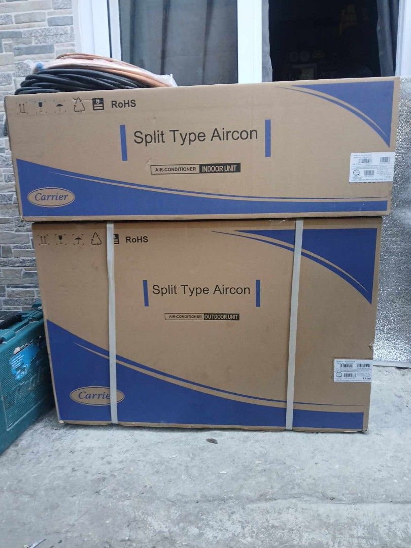 CARRIER AURA INVERTER SPLIT TYPE AIRCON (Category: Air Conditioning and Heating) located in Quezon City. Submitted by airconph. (Listing ID 1364502454, Image 1). Description: 💯Brand New and Quality Split Type A/C Inverter with Lowest Price Offer ✔️✔️ 💙CARRIER AURA INVERTER (FULL DC)💙 model: ▪️53CEP009-308 - 1.0hp ▪️53CEP012-308 - 1.5hp ▪️53CEP018-308 - 2.0hp ▪️53CEP024-308 - 2.5hp FREE INSTALLATION (first 10ft.) FREE BREAKER FREE DELIVERY (nea