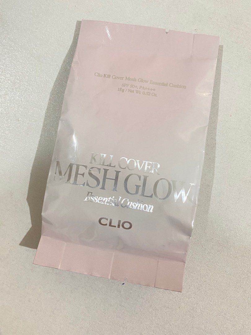 Clio Kill Cover Mesh Glow Essential Cushion (Category: Makeup) located in Las Pinas. Submitted by shop.beautydiary (Listing ID 1364496931, Image 1). Description: Brand new Refill cushion from Clio!! (Original) Shade 21 C Php 600 Exp 270803 Payment: gcash/bpi.