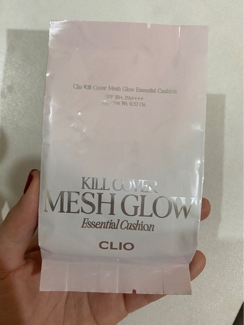 Clio Kill Cover Mesh Glow Essential Cushion (Category: Makeup) located in Las Pinas. Submitted by shop.beautydiary (Listing ID 1364496931, Image 2). Description: Brand new Refill cushion from Clio!! (Original) Shade 21 C Php 600 Exp 270803 Payment: gcash/bpi.