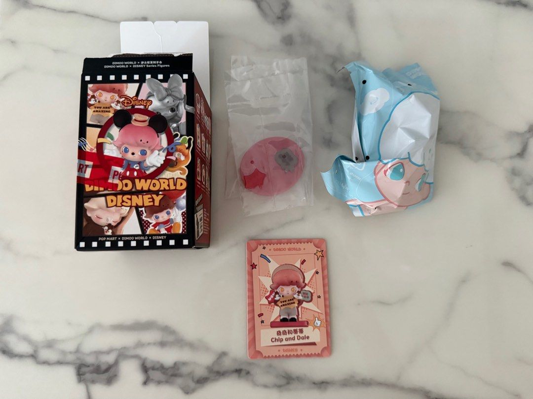 Dimoo World x Disney Series Figures - Chip and Dale, Hobbies & Toys ...