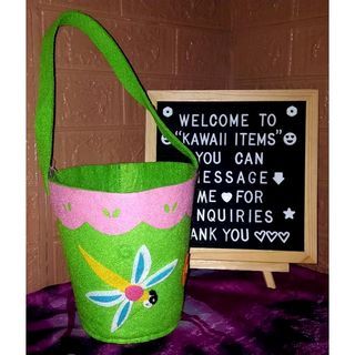Dragonfly Green Kids Bucket Bag