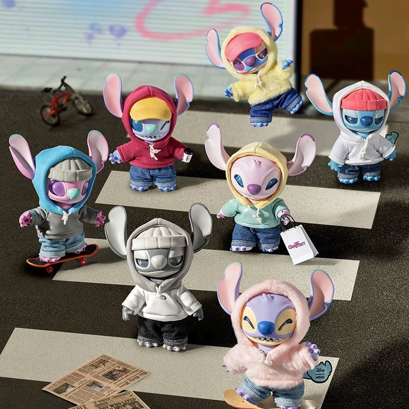 [FULLSET] MINISO X STITCH GEN Z STREET PLUSH DOLL BLIND BOX, Hobbies ...