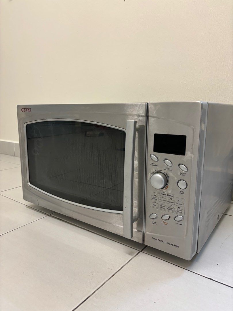 Genki Kitchen GENKI Microwave Oven 3 in 1, TV & Home Appliances, Kitchen Appliances ...