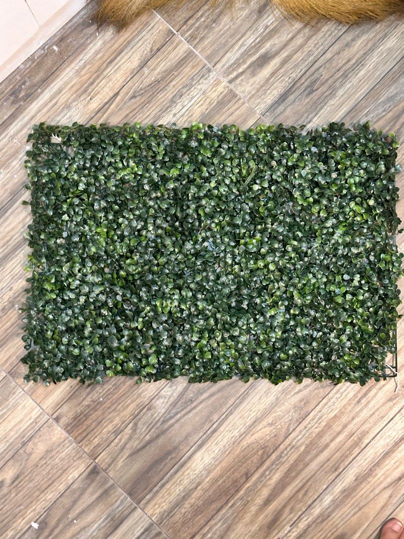 Grass Mat Artificial (Category: Artificial Plants & Flowers) located in Caloocan City. Submitted by grey_sells (Listing ID 1364471219, Image 2). Description: 6 pcs 40x60 cm Fake Grass .