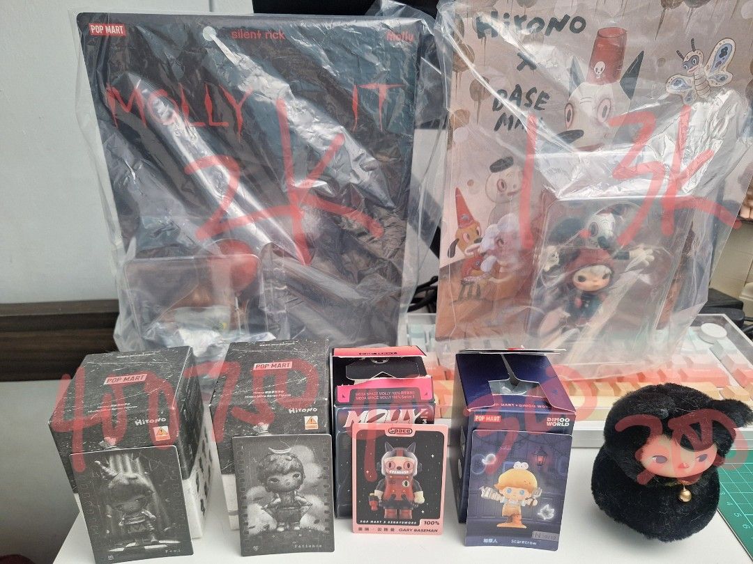 HIRONO SECRET MOLLY IT (Category: Designer & Blind Box Toys) located in Dasmarinas. Submitted by ella_cubes (Listing ID 1364546358, Image 3). Description: Lahat tingi Dasmariñas Cavite meet up Molly IT opened 2k Gary 400 Hirono Gary sealed 1.3k Fool 400 Patience 750 Fading 750 Stuffed Bear SECRET no box and foil 4.5k Dimoo 300 Pucky 300.