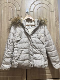 H&M Cream Puffer Jacket