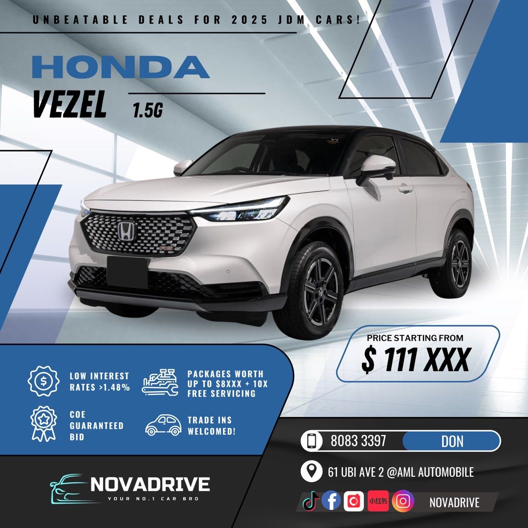 Honda Vezel 1.5G (BRAND NEW 2024)628864057806091125