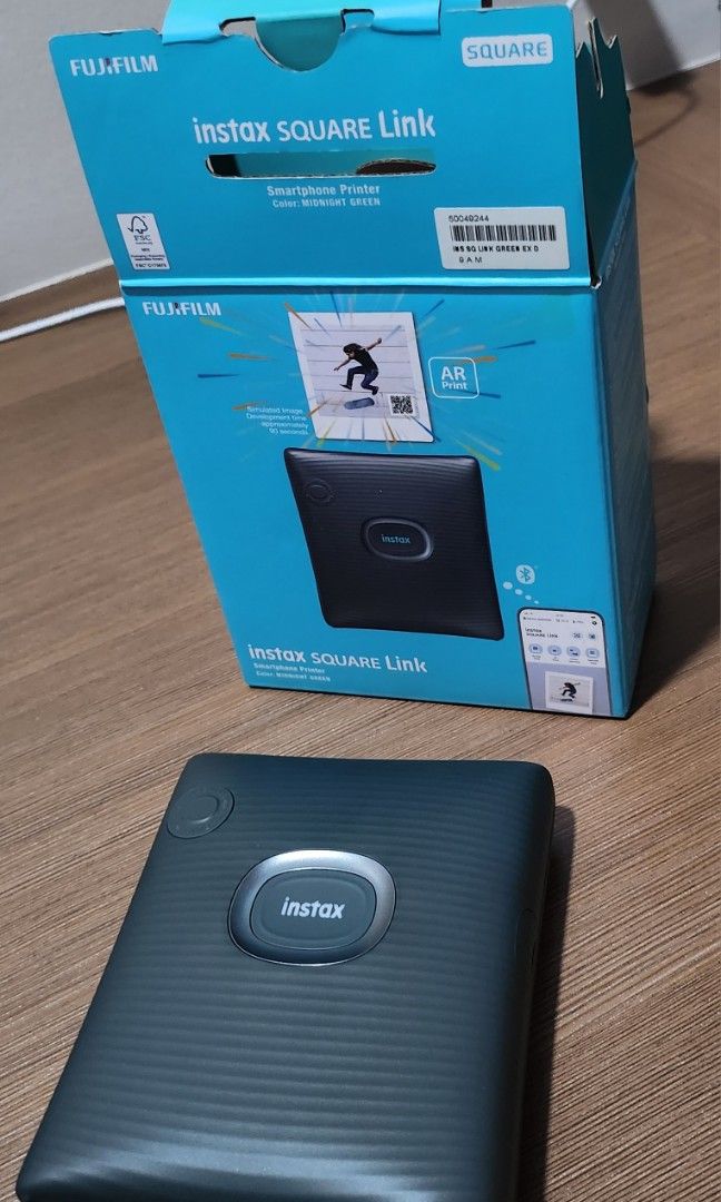 Instax Square Link (Category: Other Photography Accessories) located in Pasig City. Submitted by shenzi83 (Listing ID 1364515707, Image 3). Description: Fujifilm Instax Square Link with box lightly used.