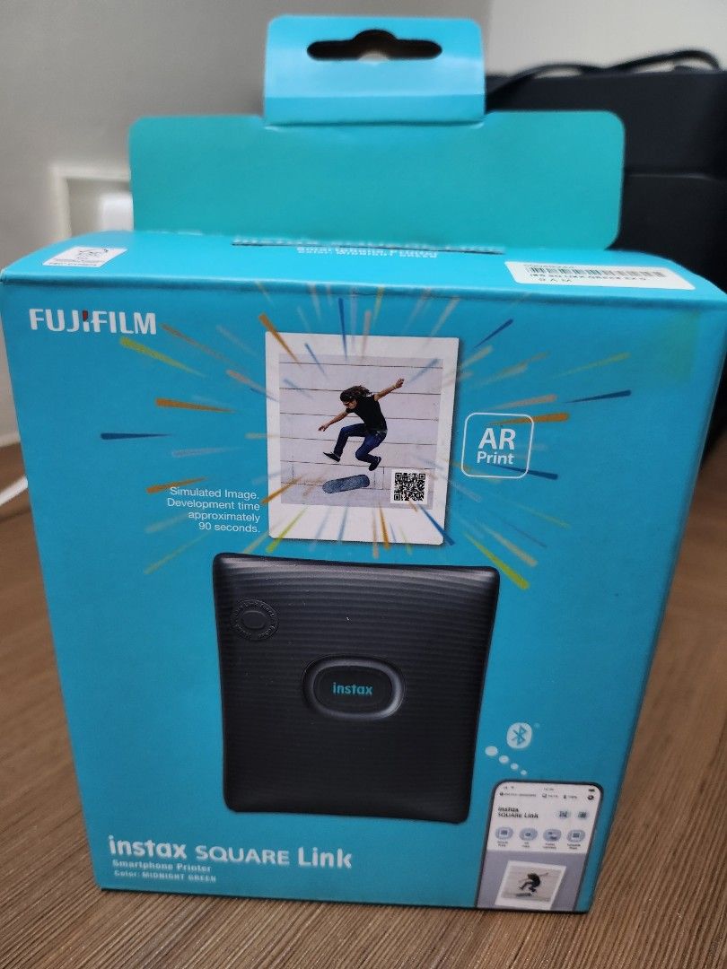 Instax Square Link (Category: Other Photography Accessories) located in Pasig City. Submitted by shenzi83 (Listing ID 1364515707, Image 1). Description: Fujifilm Instax Square Link with box lightly used.