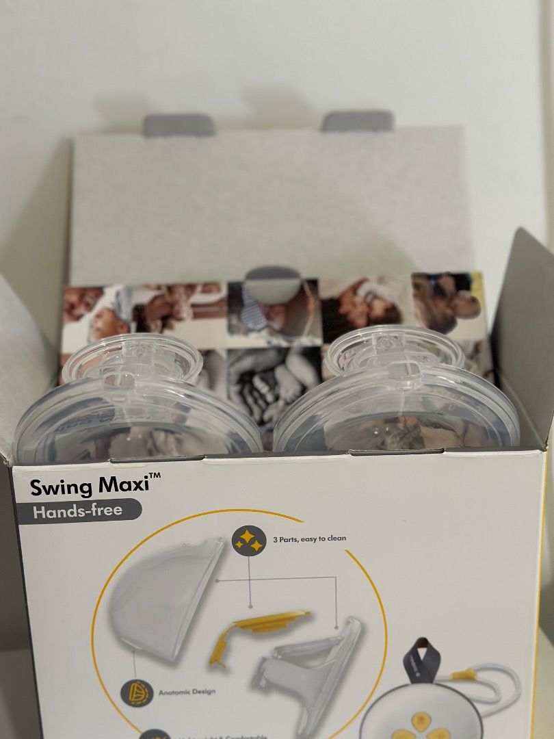 Medela Swing Maxi Pump ONLY (Category: Maternity) located in St Albans. Submitted by anjjace (Listing ID 1364466242, Image 2). Description: Selling electric pump with tubing, lanyard and (2) two 24mm breast shields. Collection cups not included for hygiene purposes. Collection cups can be bought seperately at the medela store website or other pharmacies. Issue: Few scratches. Only used for (3) three months. FREE fetal doppler, used less than (5) 