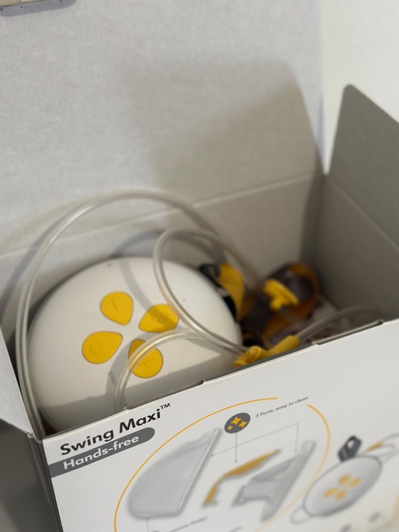 Medela Swing Maxi Pump ONLY (Category: Maternity) located in St Albans. Submitted by anjjace (Listing ID 1364466242, Image 1). Description: Selling electric pump with tubing, lanyard and (2) two 24mm breast shields. Collection cups not included for hygiene purposes. Collection cups can be bought seperately at the medela store website or other pharmacies. Issue: Few scratches. Only used for (3) three months. FREE fetal doppler, used less than (5) 
