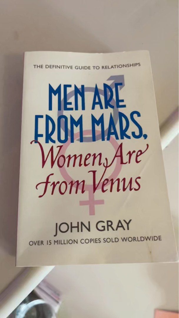 Men Are From Mars, Women Are From Venus, Hobbies & Toys, Books ...