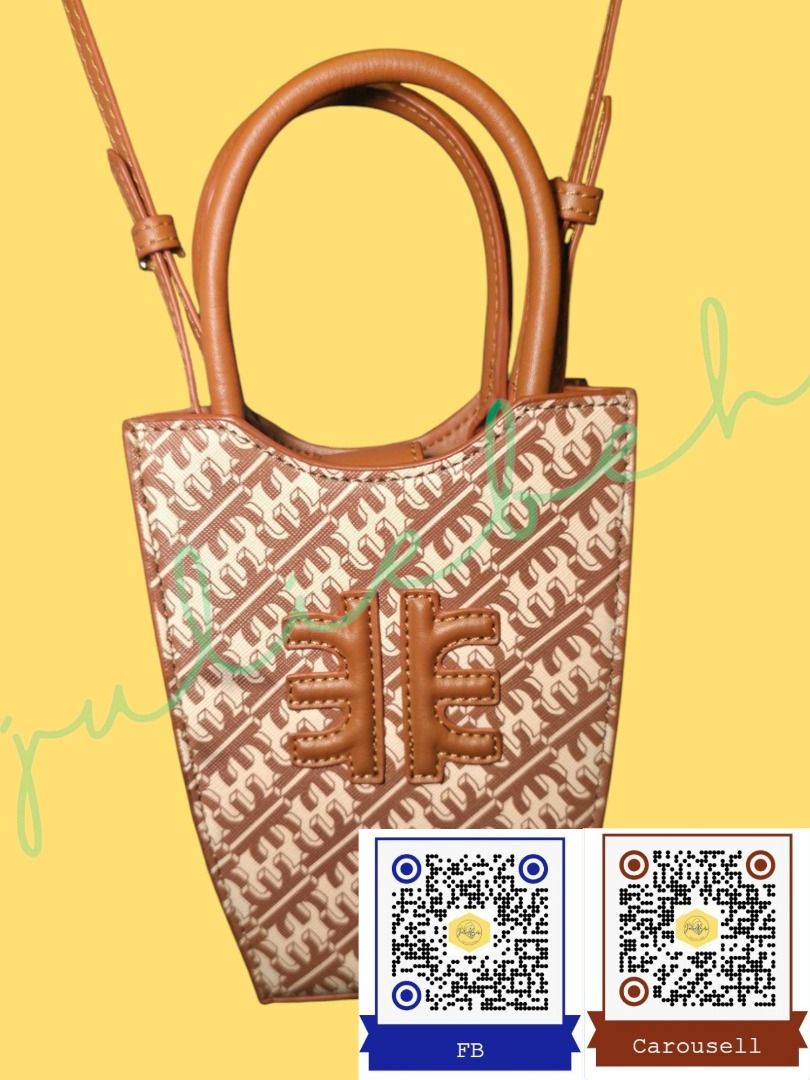 Mini Bag Sling/Handbag - PRELOVED JW Pei (Category: Cross-body Bags) located in Bulacan. Submitted by juliebeh (Listing ID 1364499688, Image 1). Description: Item- Mini Bag - Sling and Handbag On tag- JW Pei Size approx-HxLxBase(inches)- 6.5x3.5 Long strap- removable: yes, adjustable: yes handbag handle drop(inch approx)- 3.75 Color- beige, tan Material- pvc + vegan leather lining Hardware- gold Inner Lining- vegan leather Main Closure- magnet sn