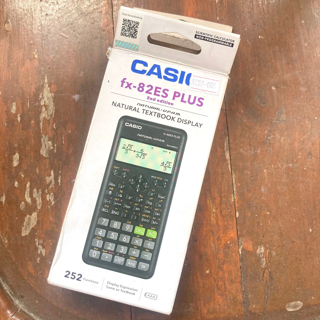 [NEGO] Kalkulator scientific Casio fx-82ES Plus 2nd edition, Buku ...
