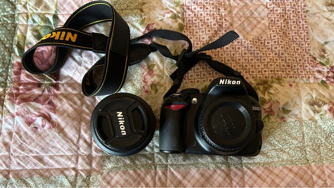 Nikon D3100 DSLR (Category: Cameras) located in Cainta. Submitted by cleaaan.out (Listing ID 1364488167, Image 1). Description: - barely used! - bought in the states way back 2010 - used with care - no box but comes w a camera bag .