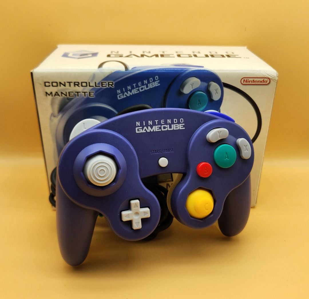 Original Nintendo GameCube Controller Purple with box ngc controller ...