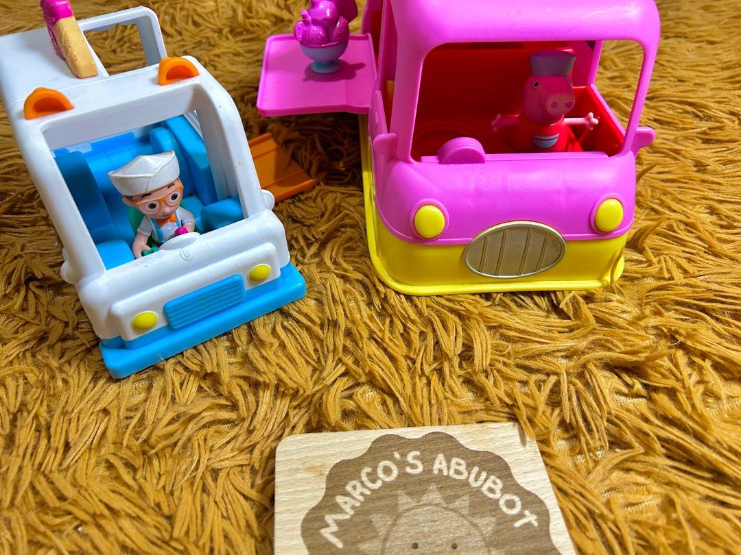 Peppa Ice Cream Truck (Category: Kids Toys) located in San Juan City. Submitted by marcosabubotatbp (Listing ID 1364413718, Image 2). Description: ❌BLIPPI ICE CREAM TRUCK SOLD❌ Peppa ice cream truck is battery operated with different kinds of sounds while Blippi Ice Cream Truck is non-battery operated See photos for reference .